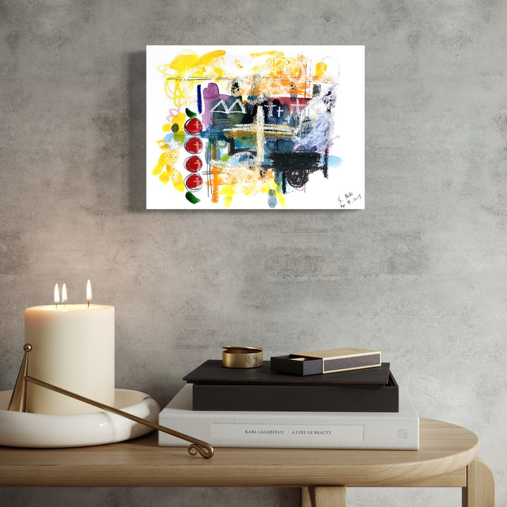 The artwork, BPAMX0084, by Saehyun Paik, displayed in a room.