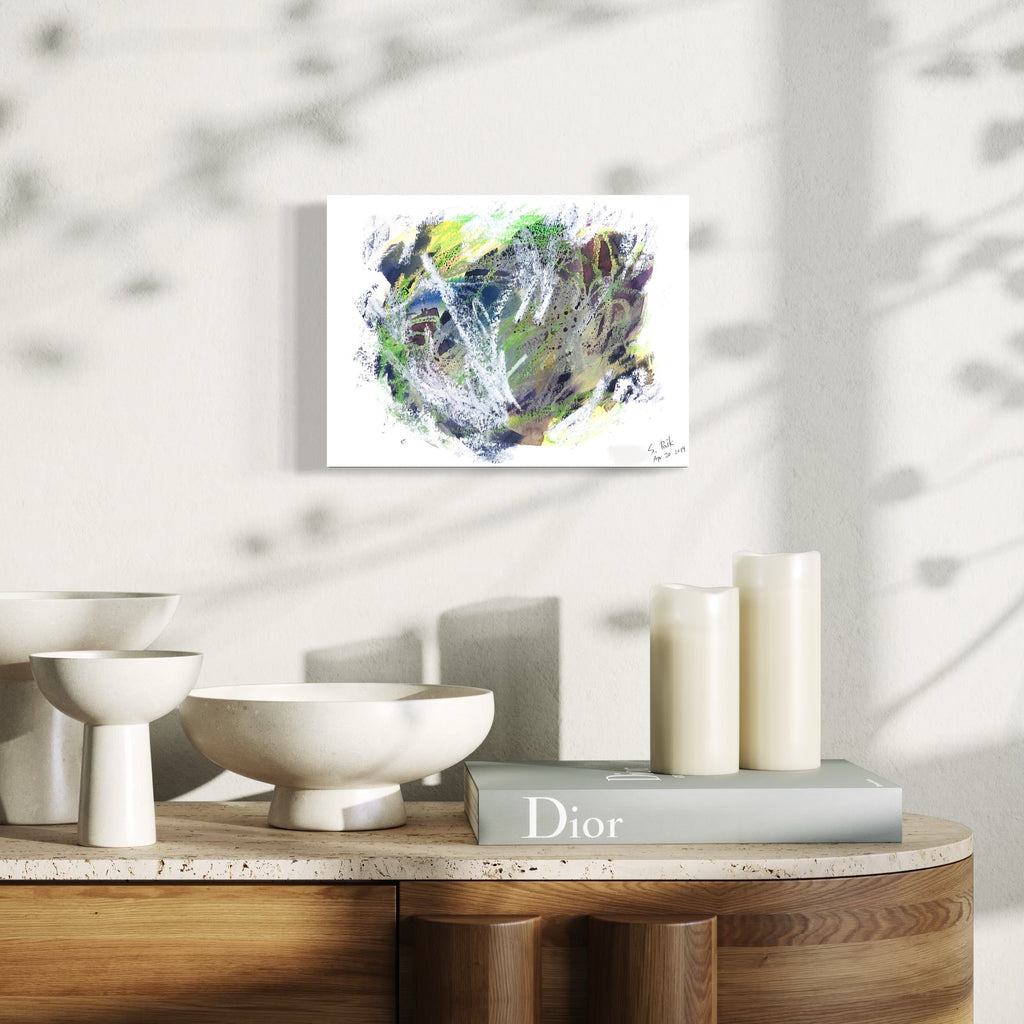 The artwork, BPAMX0085, by Saehyun Paik, displayed in a room.