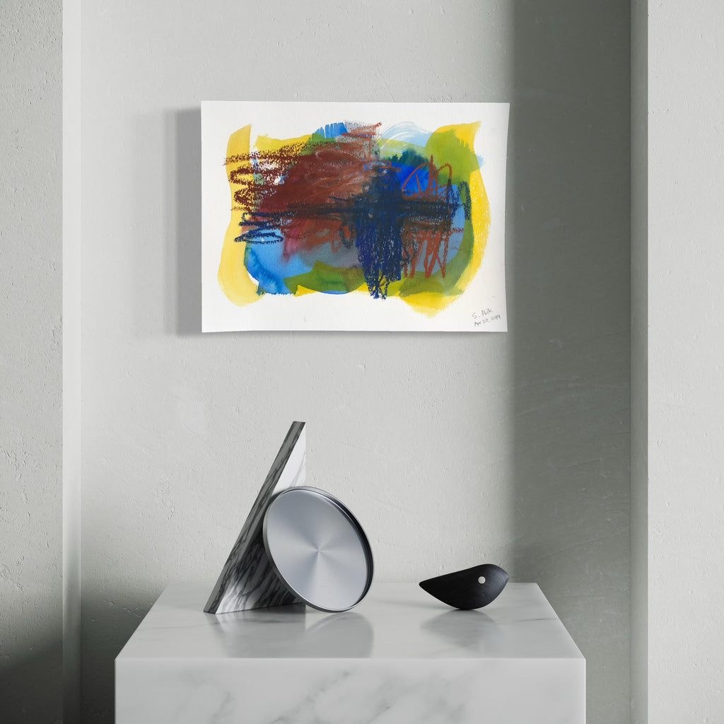The artwork, BPAMX0093, by Saehyun Paik, displayed in a room.