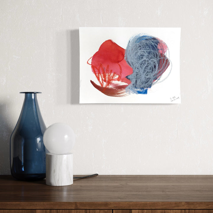 The artwork, BPAMX0098, by Saehyun Paik, displayed in a room.