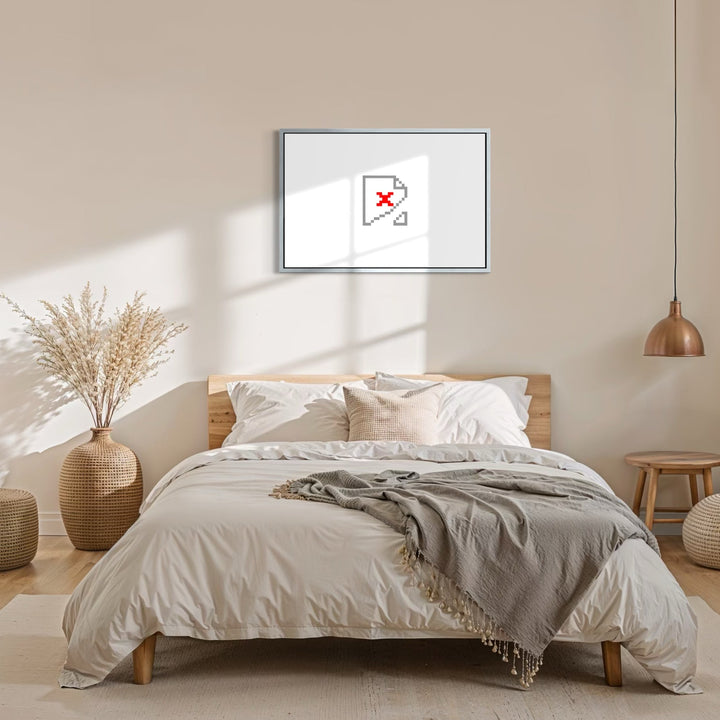 The artwork, BROKEN, by Harold Herb, displayed in a room.