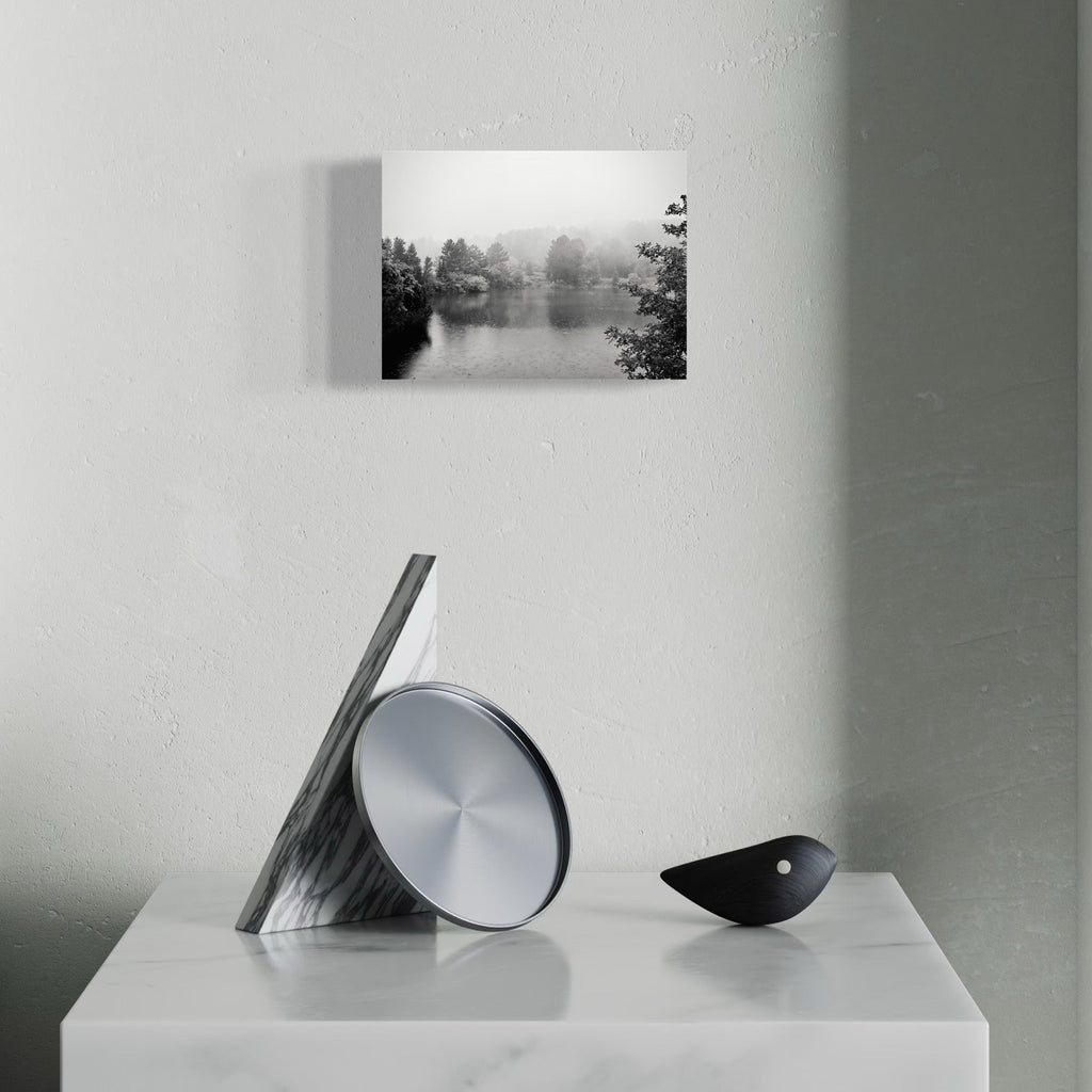 The artwork, Bagley Nature Area #2, by Ann Tracy, displayed in a room.