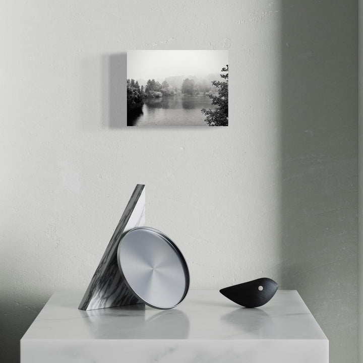 The artwork, Bagley Nature Area #2, by Ann Tracy, displayed in a room.