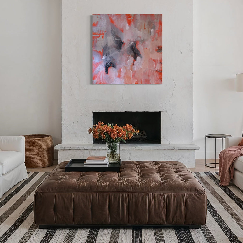 The artwork, Be Bold, by Tammy Kushnir, displayed in a room.