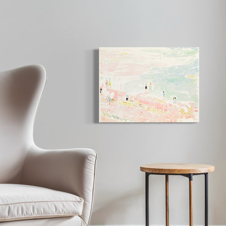 The artwork, Beach, by Lisa Warren, displayed in a room.