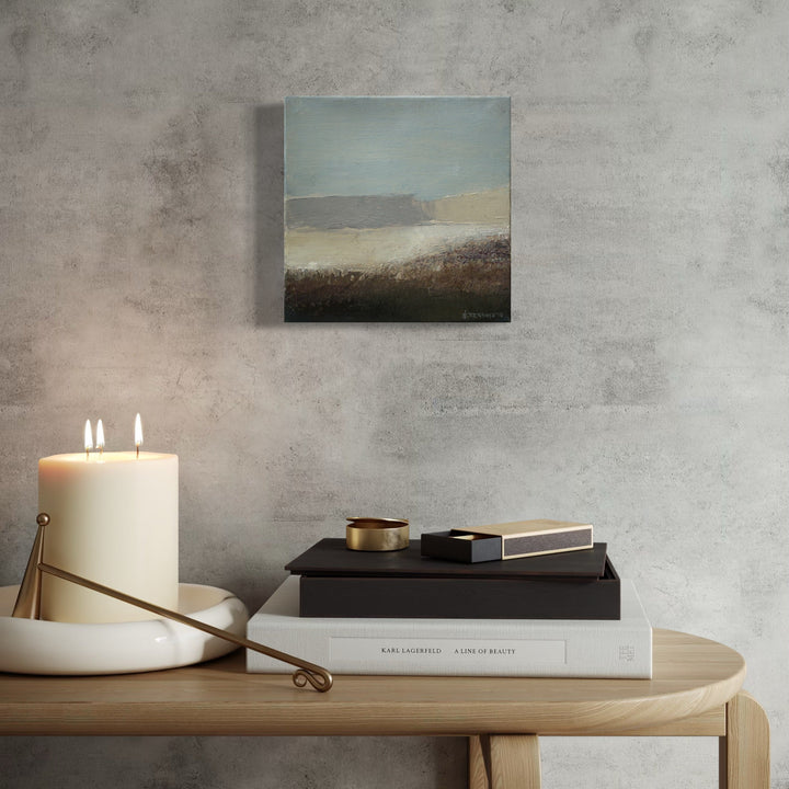 The artwork, Before Spring, by Xanthippe Tsalimi, displayed in a room.