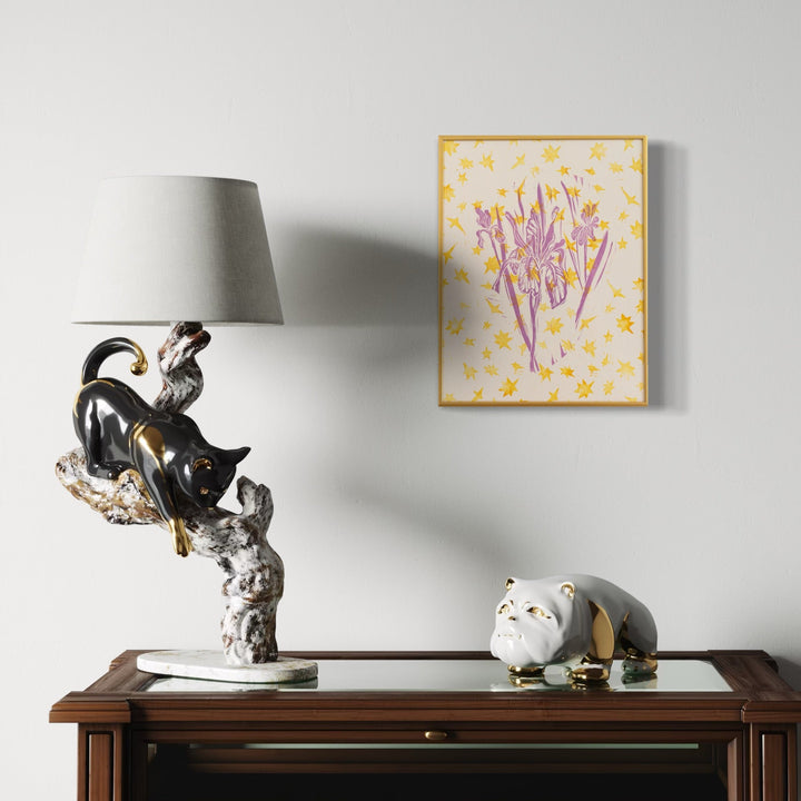 The artwork, Betty, by Ashley Ranae Quick, displayed in a room.