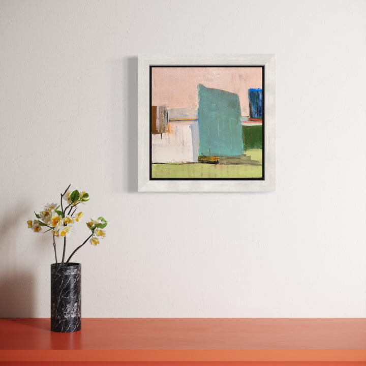 The artwork, Between Memories, by Leslie Thornton, displayed in a room.
