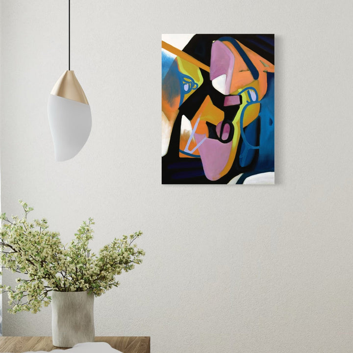 The artwork, Bondage, by Lia Rodi, displayed in a room.