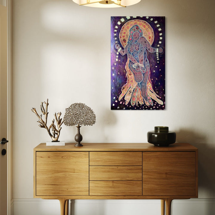 The artwork, Break Free, by Laurie Shapiro, displayed in a room.