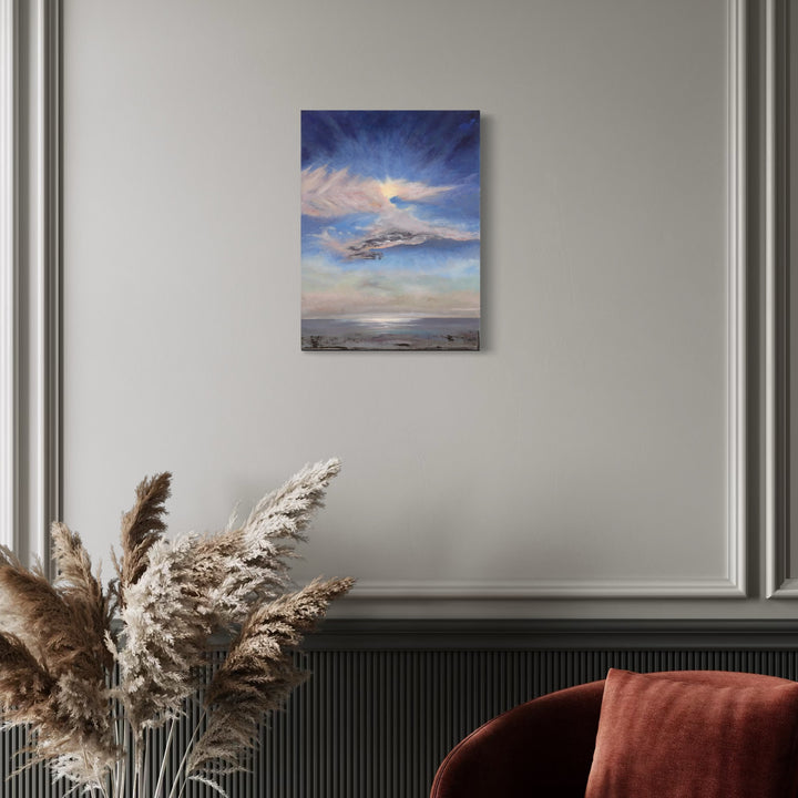 The artwork, Burst Through, by Nadia Parsons, displayed in a room.