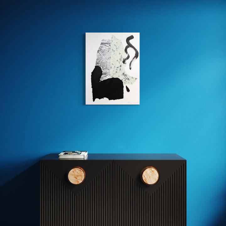 The artwork, CENTRAL PARK , by Diane Love, displayed in a room.