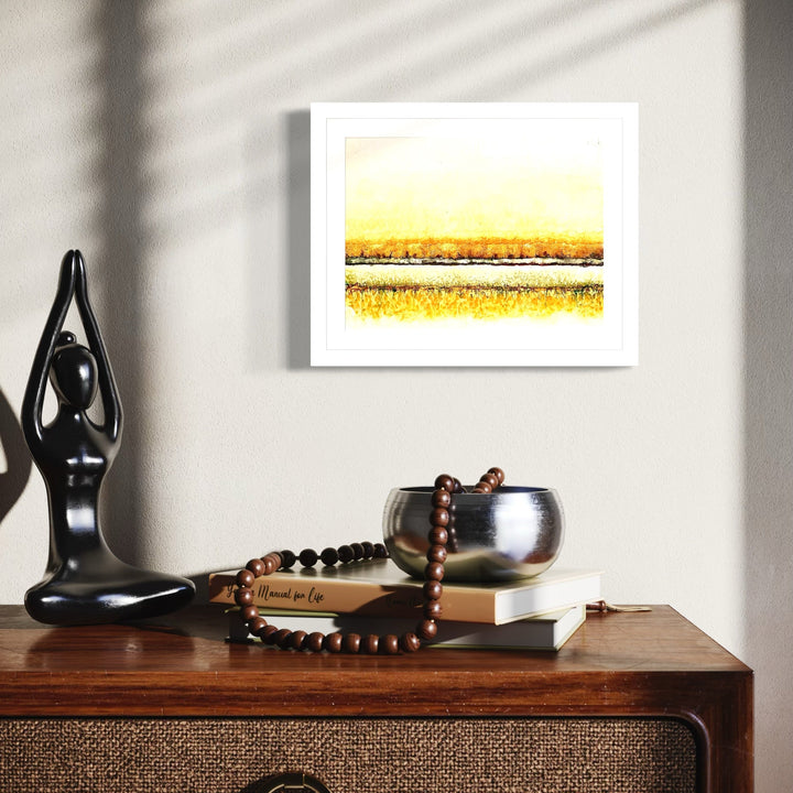 The artwork, CONFLICT ZONE 17, by Lyn Godley, displayed in a room.