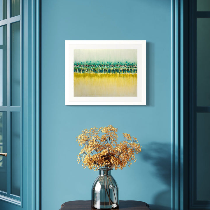 The artwork, CONFLICT ZONE 93, by Lyn Godley, displayed in a room.