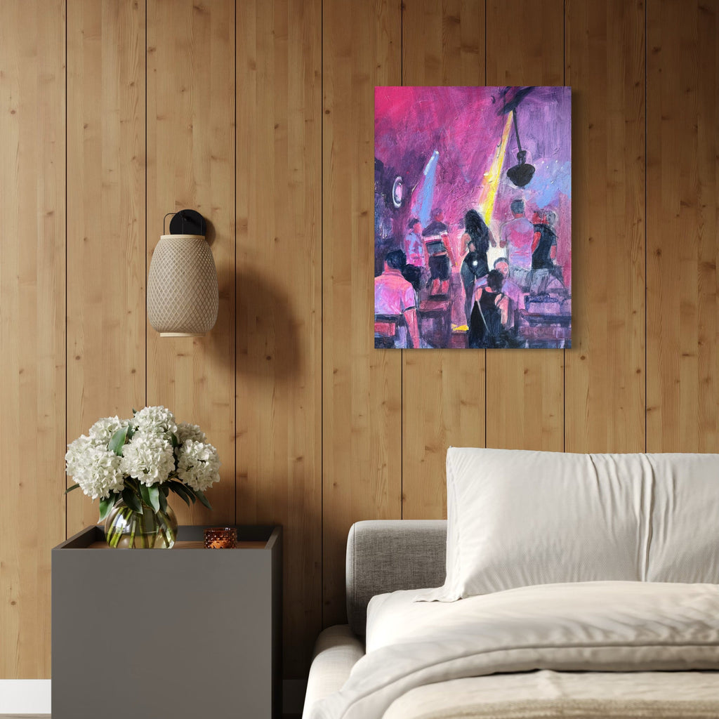 The artwork, Cartagena, by Chris Baily, displayed in a room.