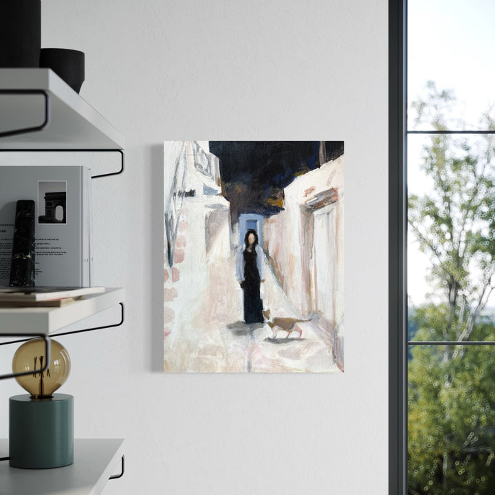 The artwork, Cat, by Chris Baily, displayed in a room.