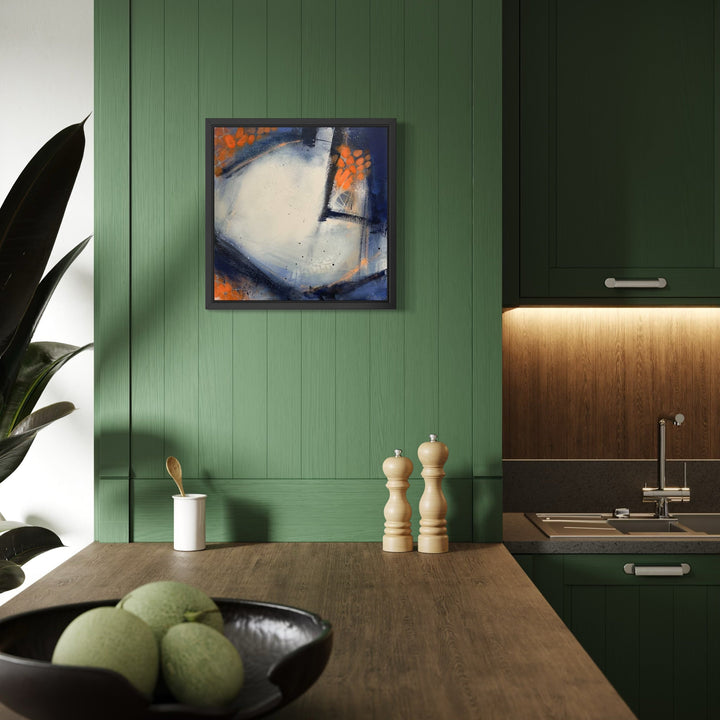 The artwork, Celestial dance, by Marta Nowicka, displayed in a room.