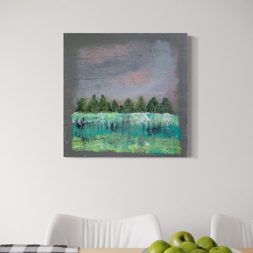 The artwork, Change Is Coming, by Tammy Kushnir, displayed in a room.