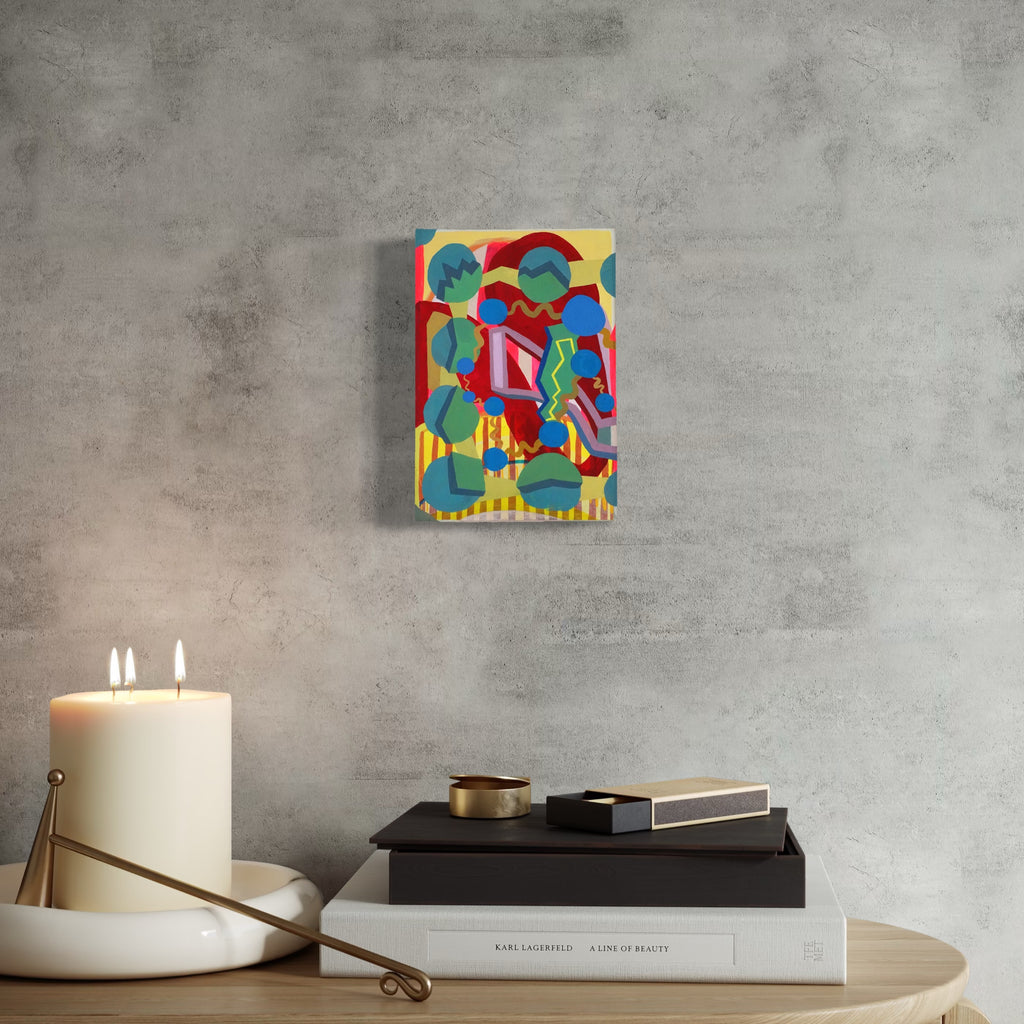 The artwork, Charged, by Mark Brosseau, displayed in a room.