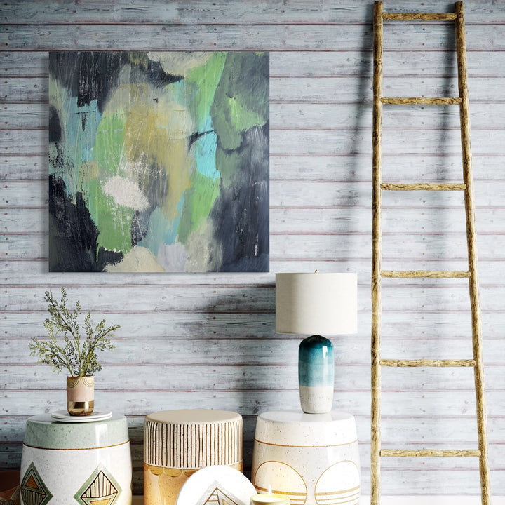 The artwork, Clouds In a Dream, by Tammy Kushnir, displayed in a room.
