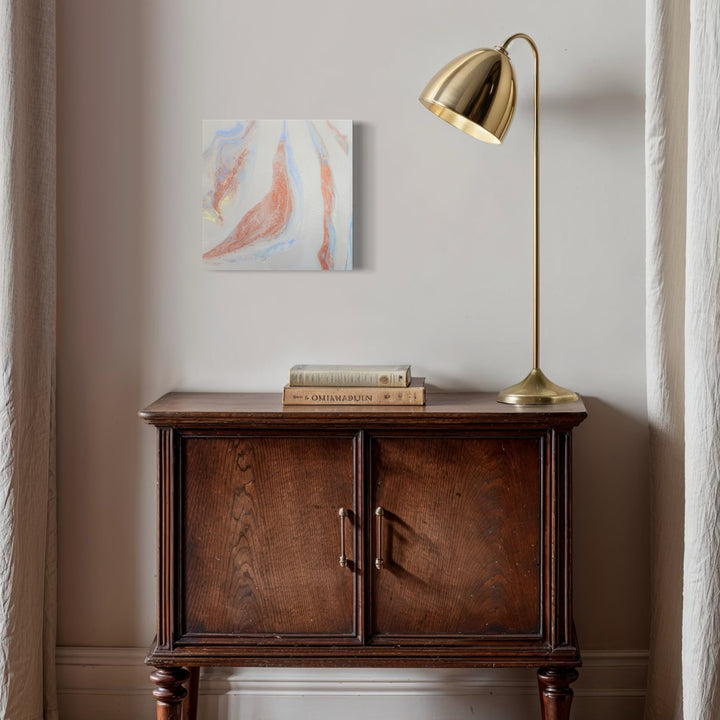 The artwork, Color Wheel, by Swann Freslon, displayed in a room.