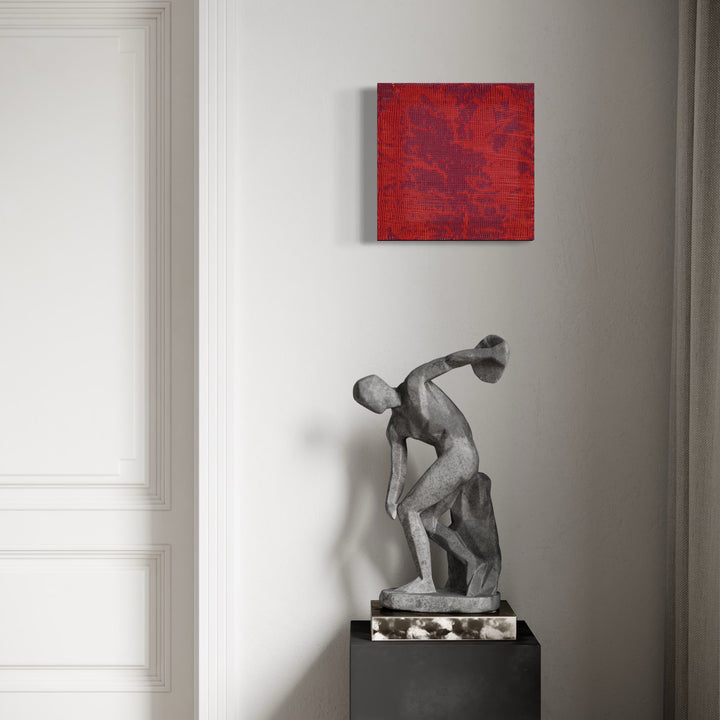 The artwork, Computational Bark (#1), by Craftwork, displayed in a room.