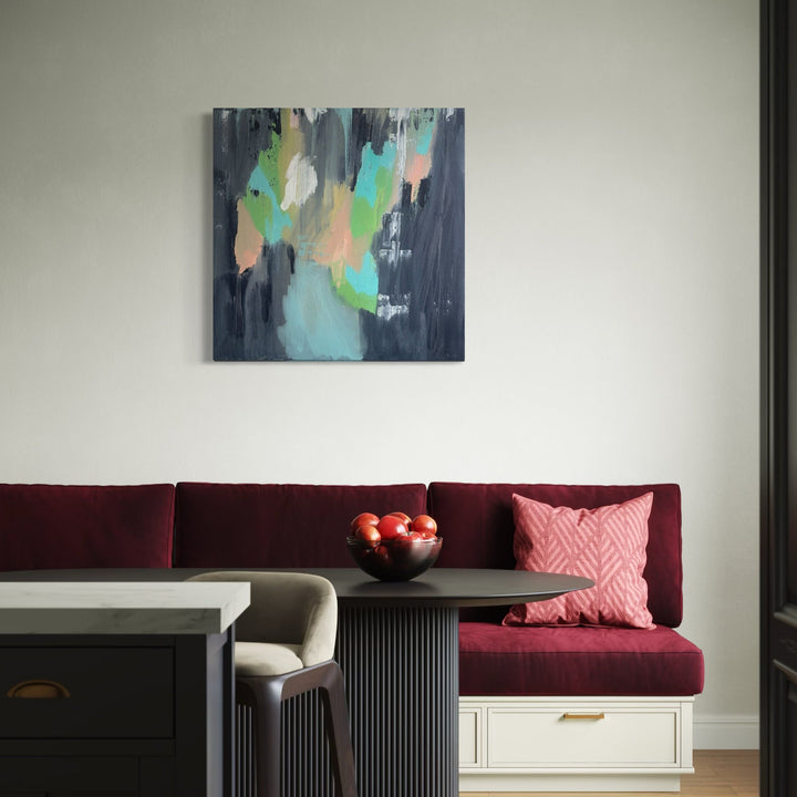 The artwork, Conundrum , by Tammy Kushnir, displayed in a room.