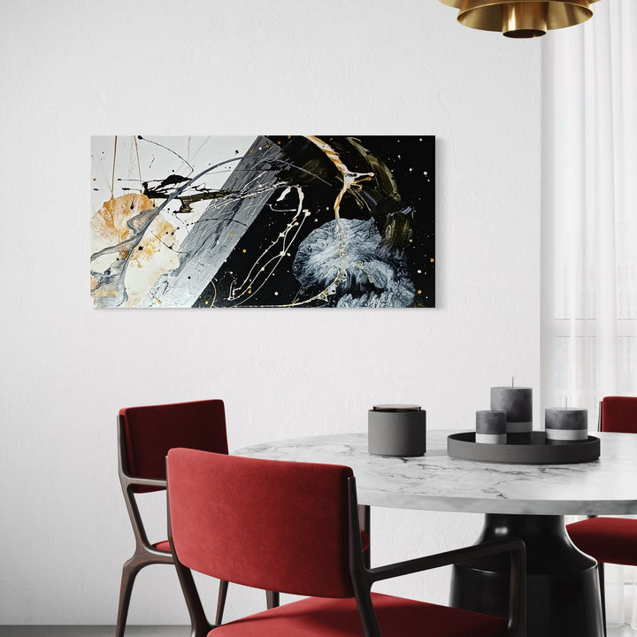 The artwork, Creation, by Nicholas Franklin, displayed in a room.