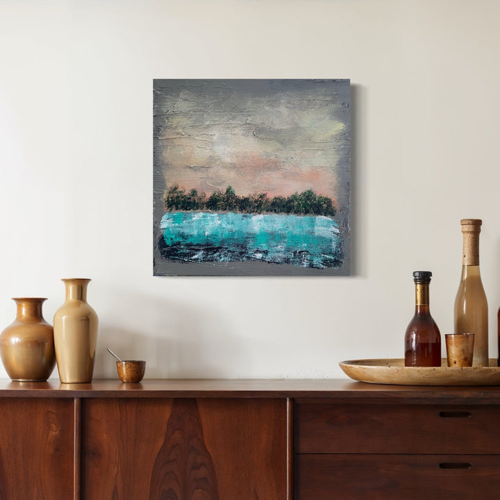 The artwork, Dreaming Of Life, by Tammy Kushnir, displayed in a room.