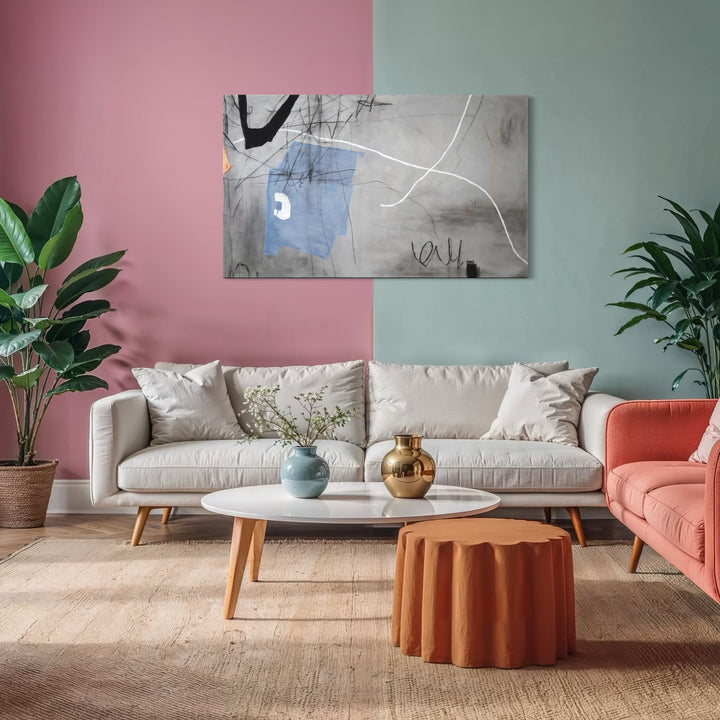 The artwork, Eco, by Victoria Primicias, displayed in a room.