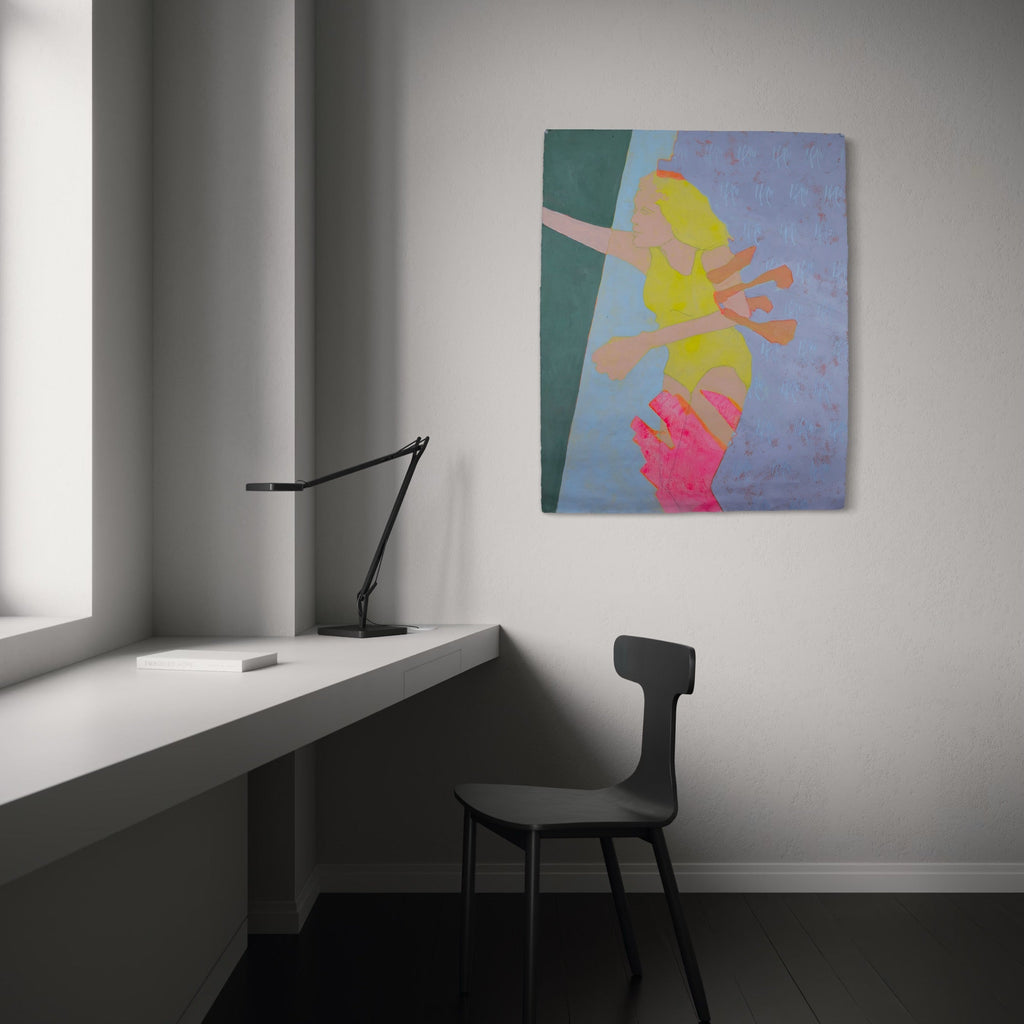 The artwork, Ecstatic Shortcomings, by Patrick Bower, displayed in a room.