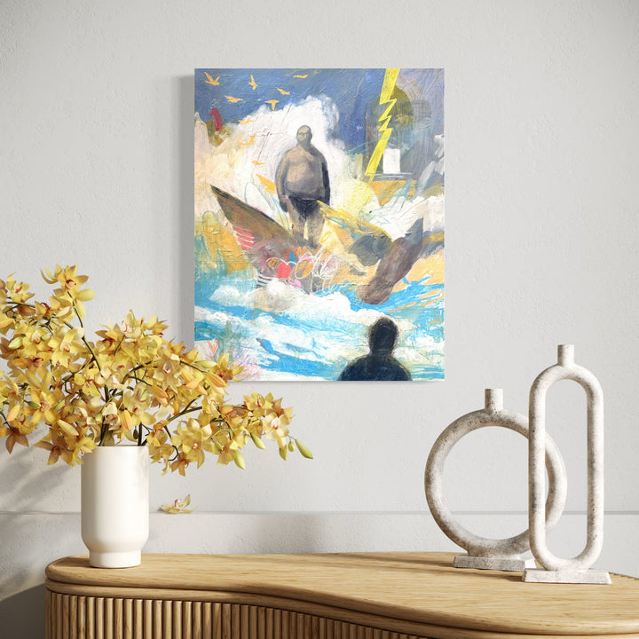 The artwork, Ego, by Chris Baily, displayed in a room.