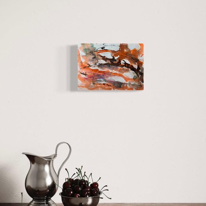 The artwork, Emotional Landscape III, by Dionysia Adamopoulou, displayed in a room.