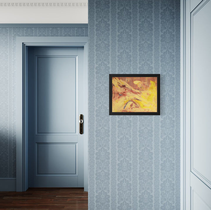 The artwork, Energy Flow, by Ali Ha, displayed in a room.