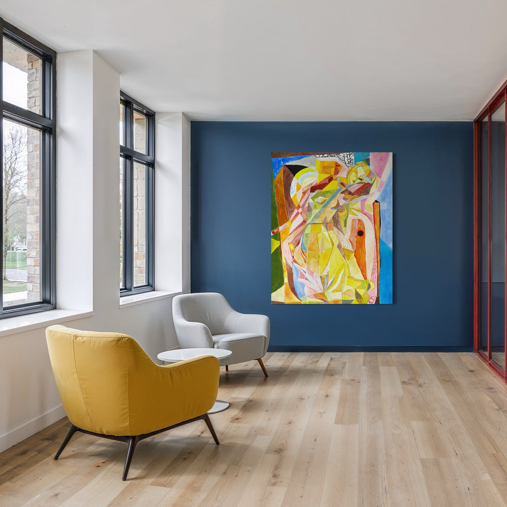 The artwork, Entice, by Lisa Warren, displayed in a room.