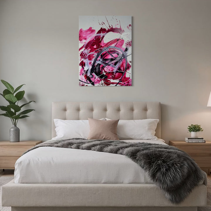 The artwork, Entranced, by Nicholas Franklin, displayed in a room.