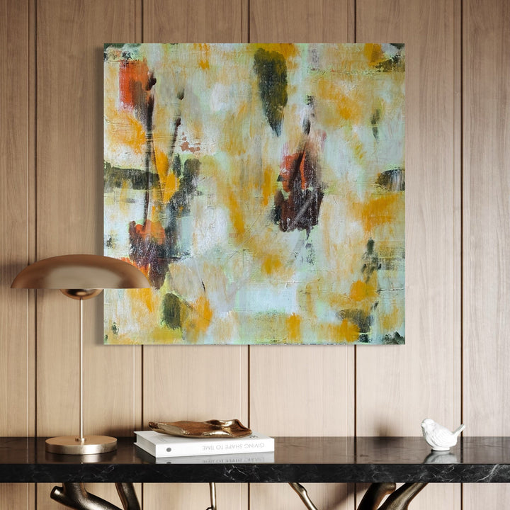 The artwork, Fall, by Tammy Kushnir, displayed in a room.