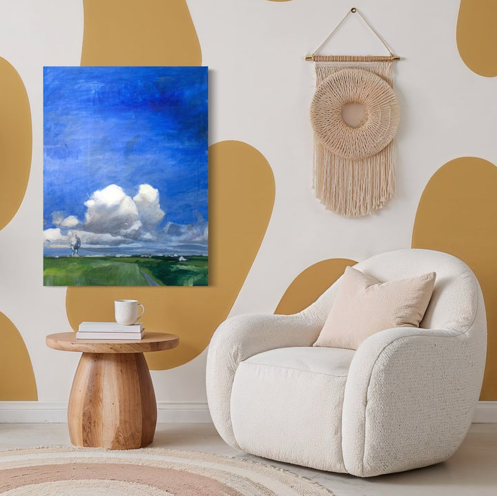 The artwork, Family, by Chris Baily, displayed in a room.