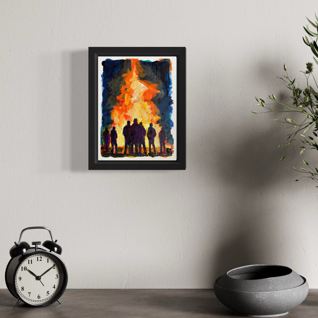 The artwork, Fever Dreams 2, by Jo Carol Mitchell-Rogers, displayed in a room.