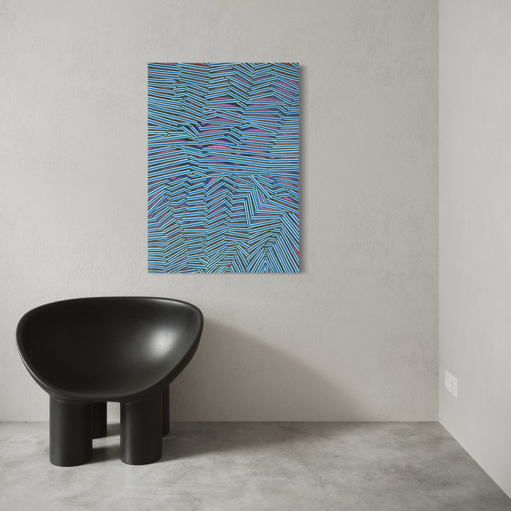 The artwork, For Me, by Elyce Abrams, displayed in a room.