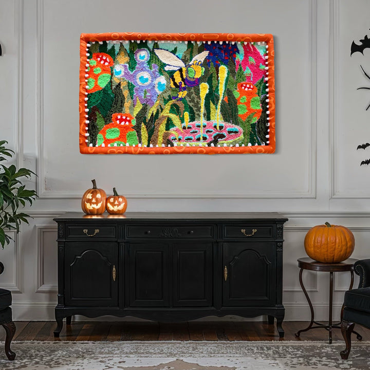 The artwork, Fortress, by James Hsieh, displayed in a room.