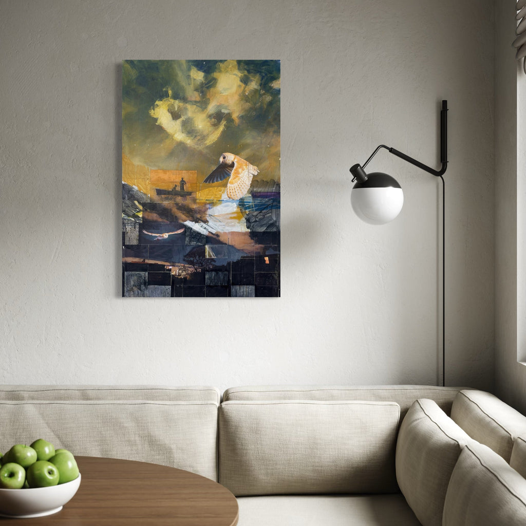 The artwork, Four in the Morning, by Chris Baily, displayed in a room.