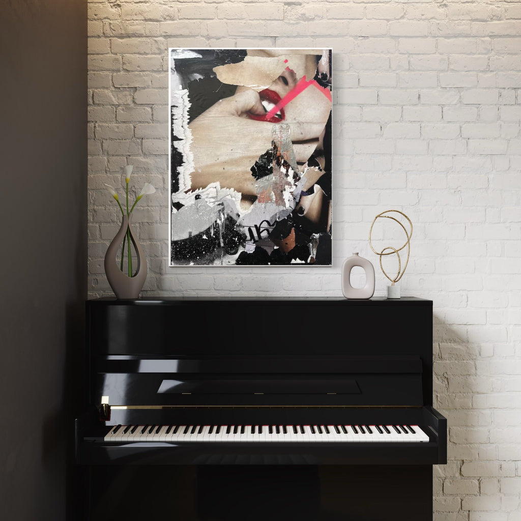 The artwork, GUT, by Amy Turner, displayed in a room.