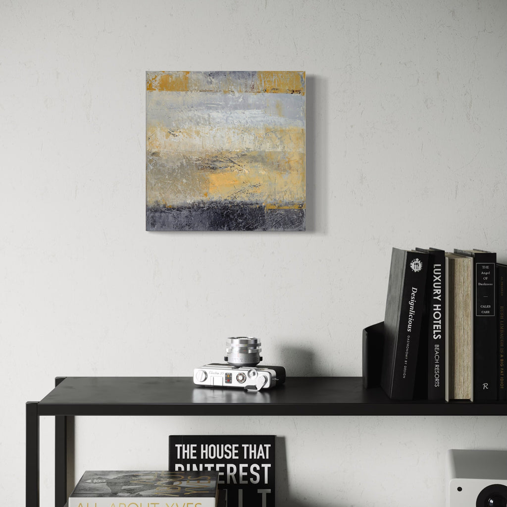 The artwork, Geometric, by Xanthippe Tsalimi, displayed in a room.
