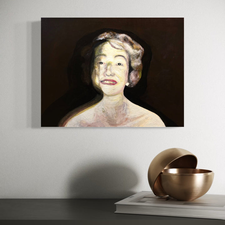 The artwork, Ghost Story (Archival Memory 22), by Griffin Cordell, displayed in a room.