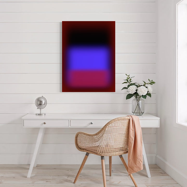 The artwork, Glow [XXI], by Harold Herb, displayed in a room.