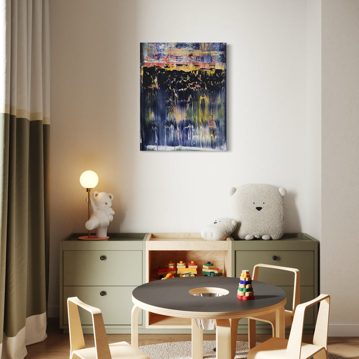 The artwork, Graceland, by Harry Moody, displayed in a room.