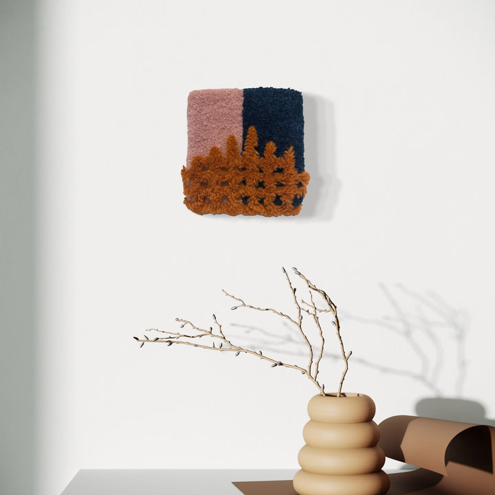 The artwork, Growth, by Ana Maria Farina, displayed in a room.
