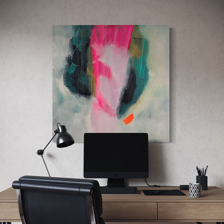 The artwork, Guarded, by Tammy Kushnir, displayed in a room.