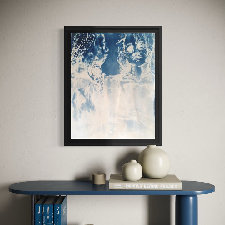 The artwork, Heart to Heart, by Johanna Ryan, displayed in a room.
